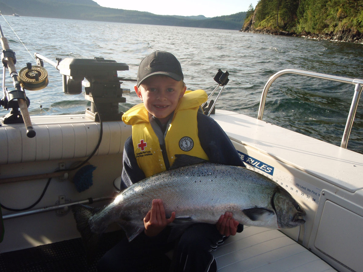 Salmon fishing in Campbell River, BC with Coastal Island Fishing